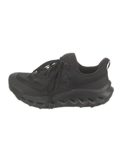 Pre-owned On Mesh Athletic Sneakers In Black