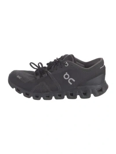 Pre-owned On Mesh Athletic Sneakers In Black