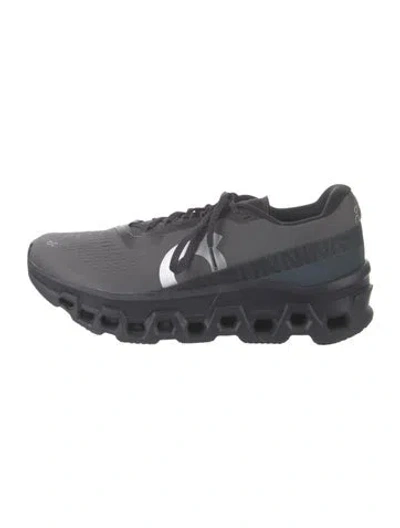 Pre-owned On Mesh Athletic Sneakers In Black