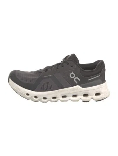 Pre-owned On Mesh Athletic Sneakers In Black