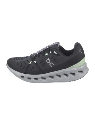 Pre-owned On Mesh Athletic Sneakers In Black