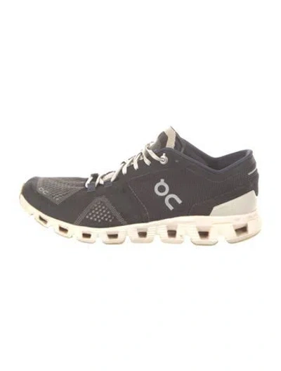 Pre-owned On Mesh Athletic Sneakers In Black/blue/neutrals