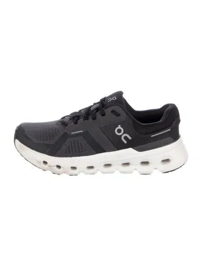 Pre-owned On Mesh Athletic Sneakers In Black/grey