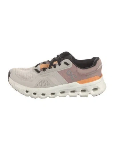 Pre-owned On Mesh Athletic Sneakers In Black/white