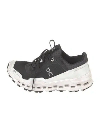 Pre-owned On Mesh Athletic Sneakers In Black/white