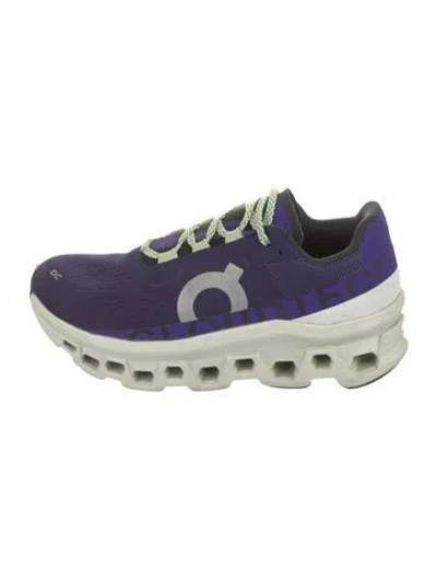 Pre-owned On Mesh Athletic Sneakers In Blue/purple