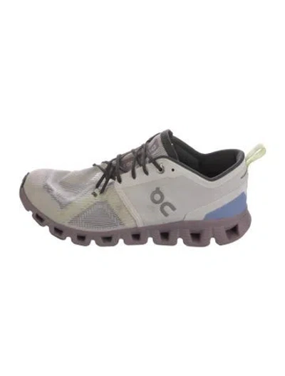 Pre-owned On Mesh Athletic Sneakers In White