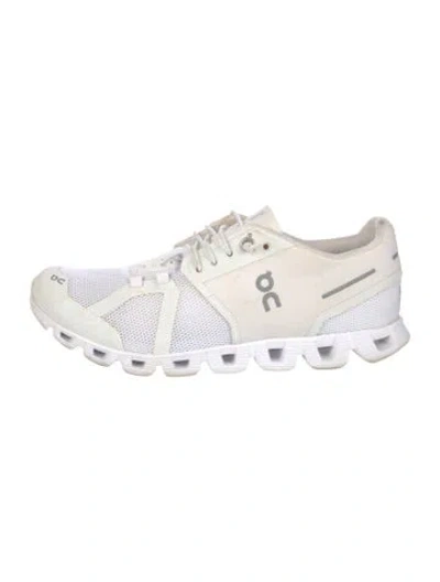 Pre-owned On Mesh Athletic Sneakers In White