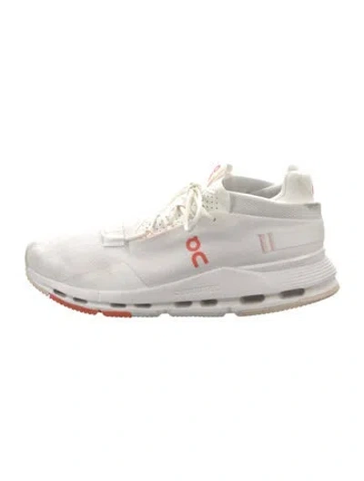 Pre-owned On Mesh Athletic Sneakers In White