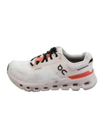 Pre-owned On Mesh Athletic Sneakers In White