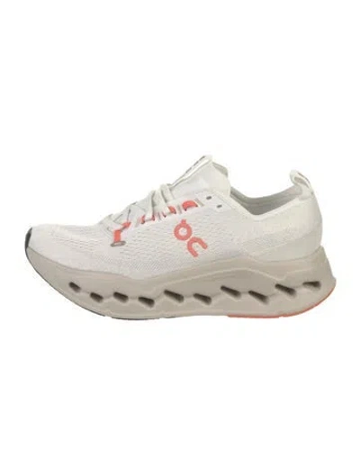 Pre-owned On Mesh Athletic Sneakers In White