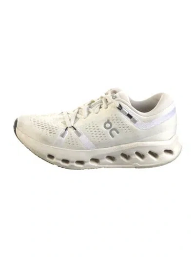 Pre-owned On Mesh Athletic Sneakers In White