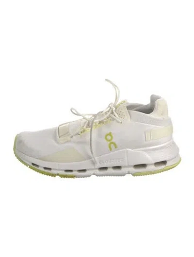 Pre-owned On Mesh Athletic Sneakers In White
