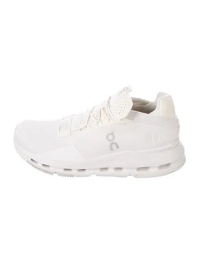 Pre-owned On Mesh Athletic Sneakers In White