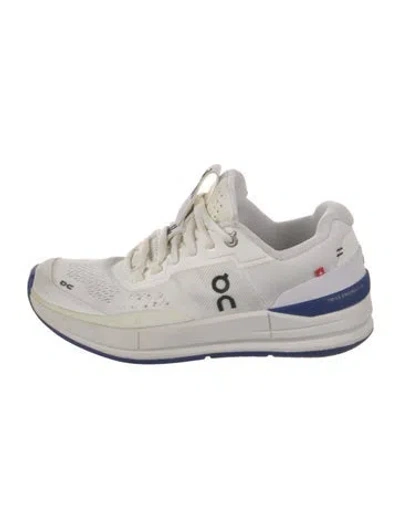 Pre-owned On Mesh Athletic Sneakers In White