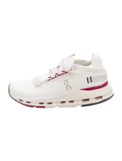 Pre-owned On Mesh Athletic Sneakers In White