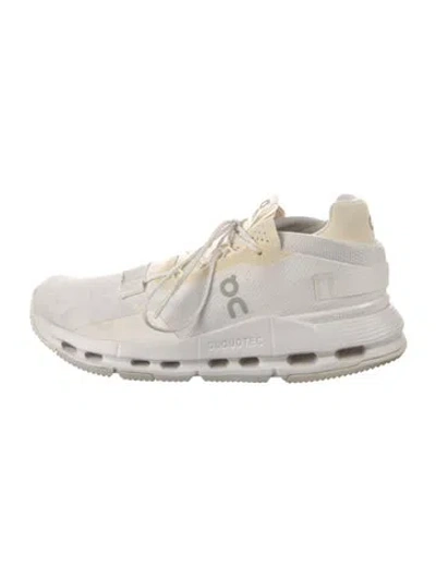 Pre-owned On Mesh Athletic Sneakers In White