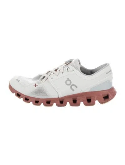 Pre-owned On Mesh Athletic Sneakers In White