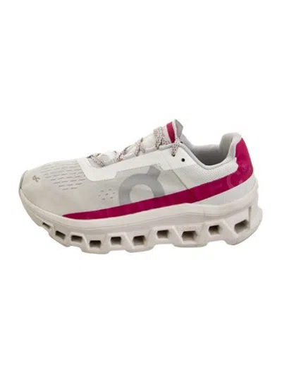 Pre-owned On Mesh Athletic Sneakers In White