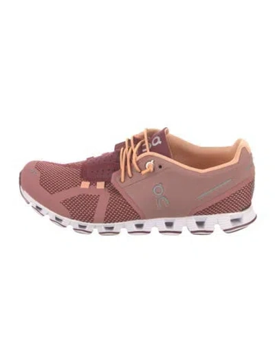 Pre-owned On Mesh Colorblock Pattern Athletic Sneakers