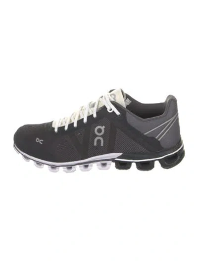 Pre-owned On Mesh Colorblock Pattern Athletic Sneakers In Black