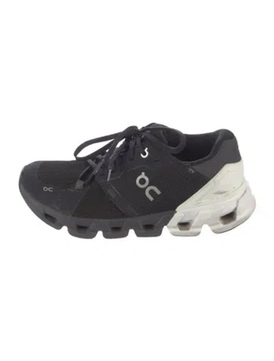 Pre-owned On Mesh Colorblock Pattern Athletic Sneakers In Black
