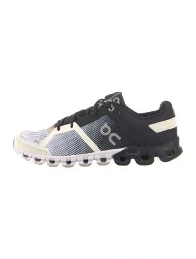 Pre-owned On Mesh Colorblock Pattern Athletic Sneakers In Black