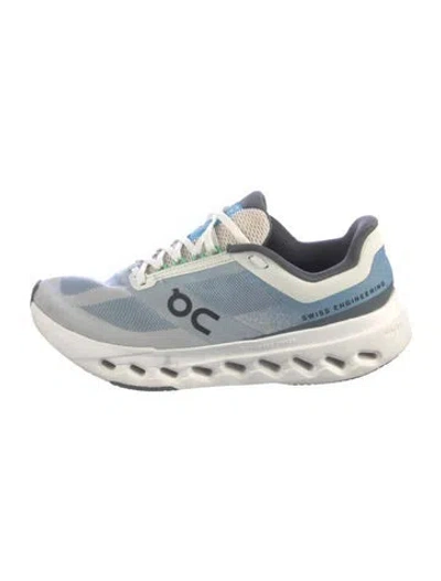 Pre-owned On Mesh Colorblock Pattern Athletic Sneakers In Blue
