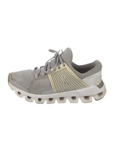 Pre-owned On Mesh Colorblock Pattern Athletic Sneakers In Gray
