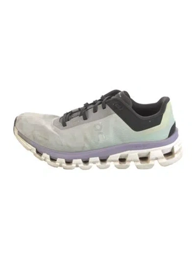 Pre-owned On Mesh Colorblock Pattern Athletic Sneakers In Neutral