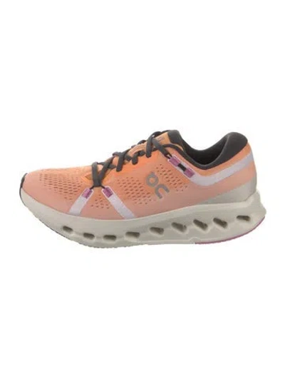 Pre-owned On Mesh Colorblock Pattern Athletic Sneakers In Pink