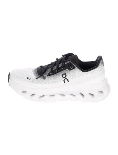 Pre-owned On Mesh Colorblock Pattern Athletic Sneakers In White