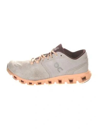Pre-owned On Mesh Colorblock Pattern Sneakers In Gray