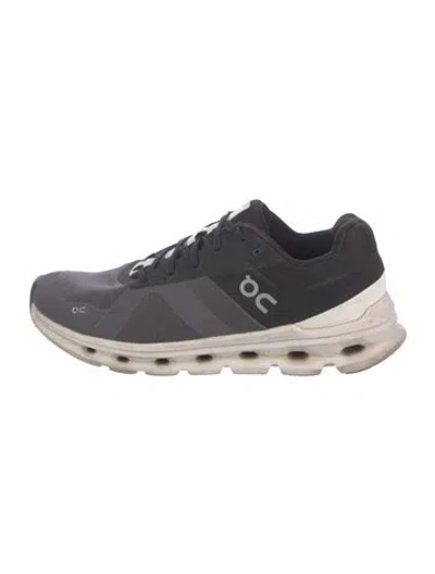 Pre-owned On Mesh Graphic Print Athletic Sneakers In Black