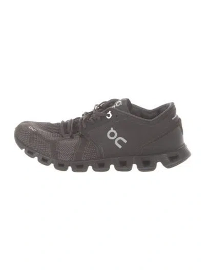 Pre-owned On Mesh Graphic Print Athletic Sneakers In Black