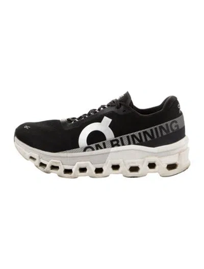 Pre-owned On Mesh Graphic Print Athletic Sneakers In Black