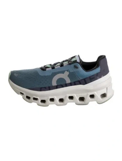 Pre-owned On Mesh Graphic Print Athletic Sneakers In Blue