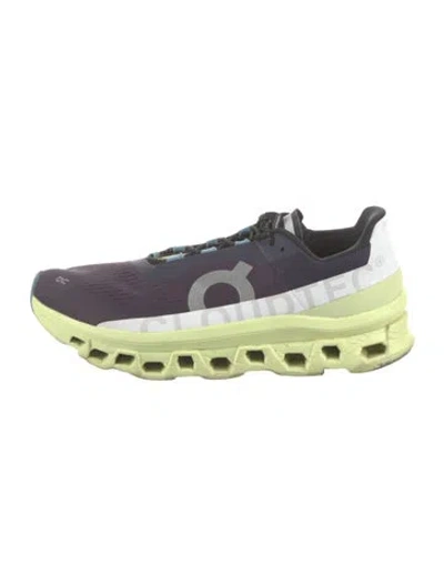 Pre-owned On Mesh Graphic Print Athletic Sneakers In Green