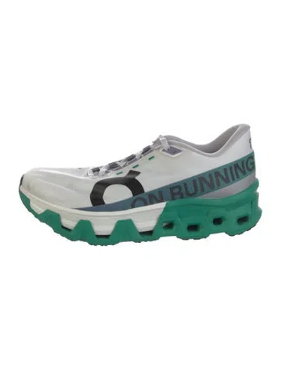 Pre-owned On Mesh Graphic Print Athletic Sneakers In Green