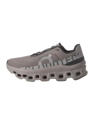 Pre-owned On Mesh Graphic Print Athletic Sneakers In Grey