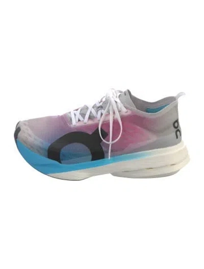 Pre-owned On Mesh Graphic Print Athletic Sneakers In Multicolor