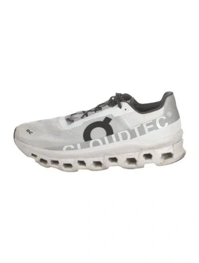 Pre-owned On Mesh Graphic Print Athletic Sneakers In Neutrals