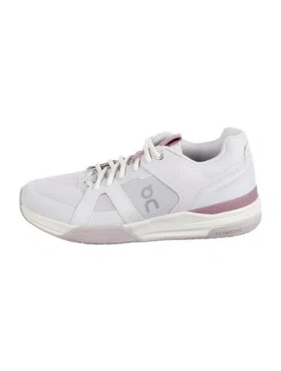Pre-owned On Mesh Graphic Print Athletic Sneakers In White