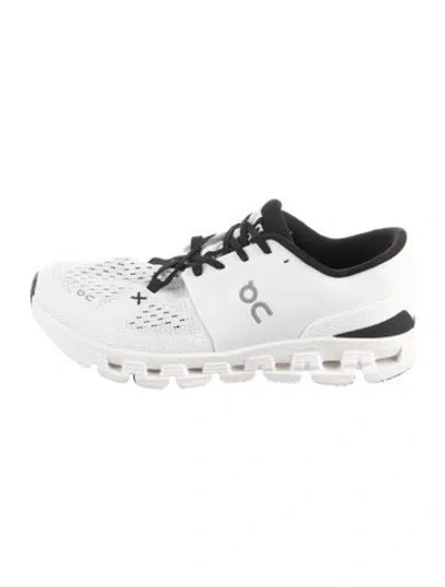 Pre-owned On Mesh Graphic Print Athletic Sneakers In White