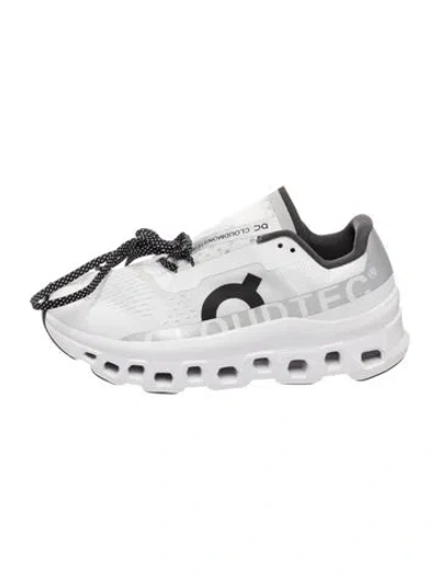 Pre-owned On Mesh Graphic Print Athletic Sneakers In White