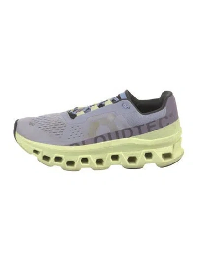 Pre-owned On Mesh Graphic Print Athletic Sneakers In White