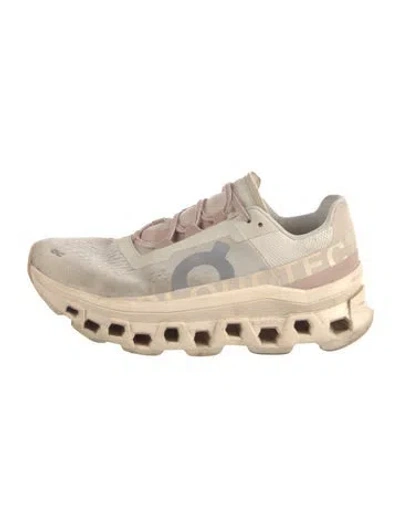 Pre-owned On Mesh Graphic Print Sneakers In Neutral