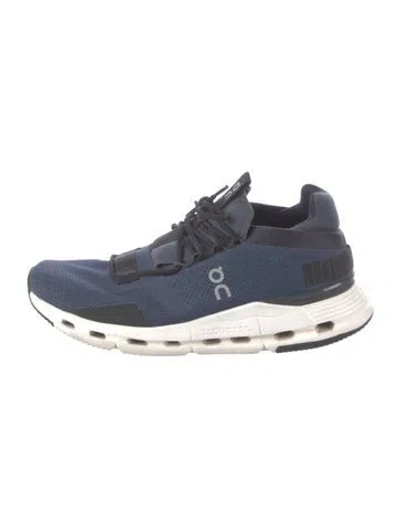 Pre-owned On Mesh Printed Athletic Sneakers In Blue