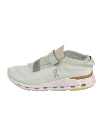 Pre-owned On Mesh Printed Athletic Sneakers In Green