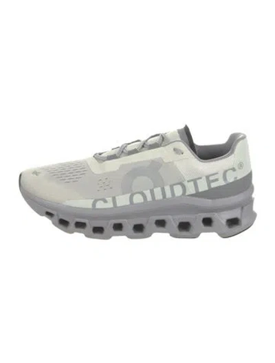 Pre-owned On Mesh Printed Athletic Sneakers In Neutral